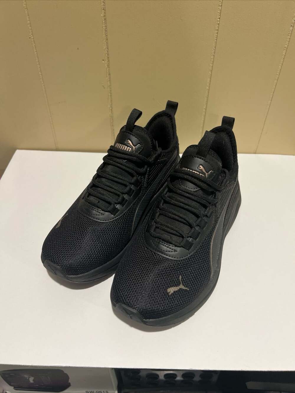 Puma Amplifier Sneakers Black Rose Gold Athletic Shoes